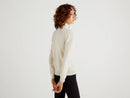 Basic Turtle Neck Jumper - Cream
