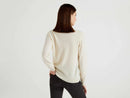 Virgin Wool Cardigan - Cream