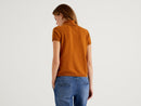 Cashmere Blend Turtle Neck Jumper - Orange