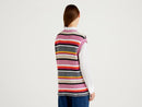 Tropical Sleeveless Jumper - Multicolour