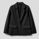 Cotton Blazer - Black