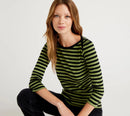 Basic Woman Boatneck Tee - Green