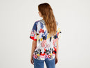 Tropical Floral Print Top