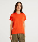 Round Neck Jumper - Orange
