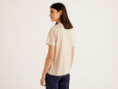 Round Neck Jumper - Beige