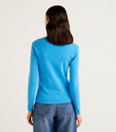 Basic Woman Crew Neck - Turquoise