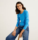 Basic Woman Crew Neck - Turquoise