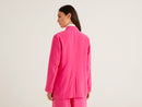 Color Blast Blazer - Cerise