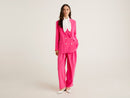 Color Blast Blazer - Cerise
