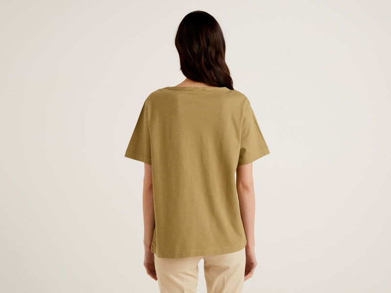 Basic Pocket T-shirt - Khaki