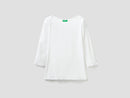 Basic Boat Neck T-shirt - White