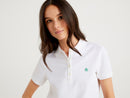 Short Sleeve Polo - White