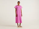 Round Neck Dress - Pink