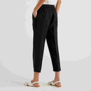 Funizone Linen Crop Trousers