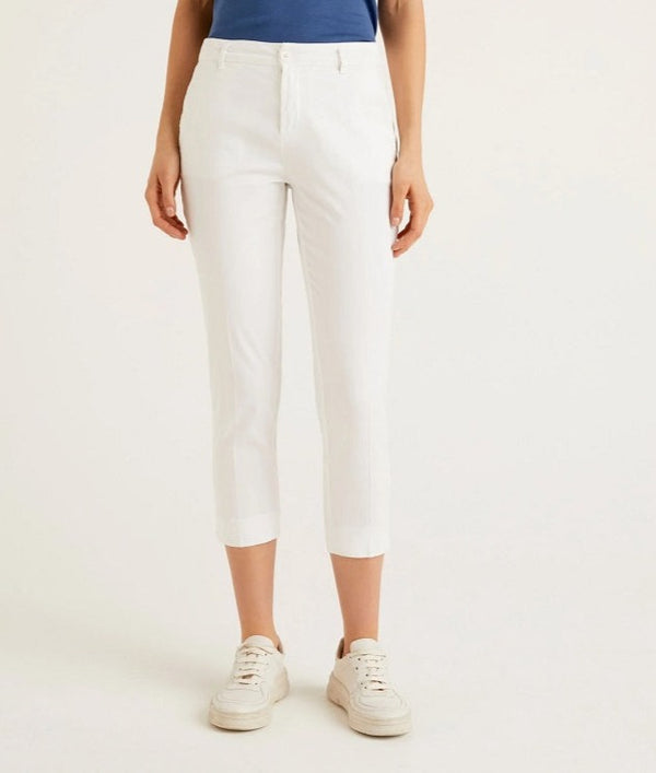 Basic Chinos - White