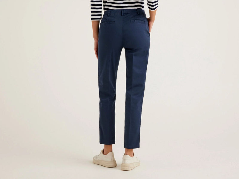 Basic Cotton Chino - Navy