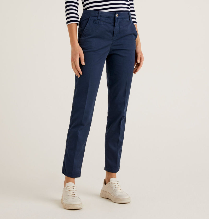 Basic Cotton Chino - Navy