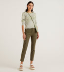 Basic Cotton Chino - Military Green