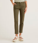 Basic Cotton Chino - Military Green