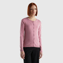 Basic Woman Cardigan - Blush