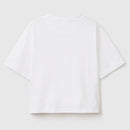 Basic Round Neck T-Shirt - White