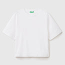 Basic Round Neck T-Shirt - White