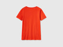 Basic Round Neck Tee - Orange
