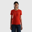 Basic Round Neck Tee - Orange