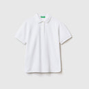 Basic Polo Shirt - White