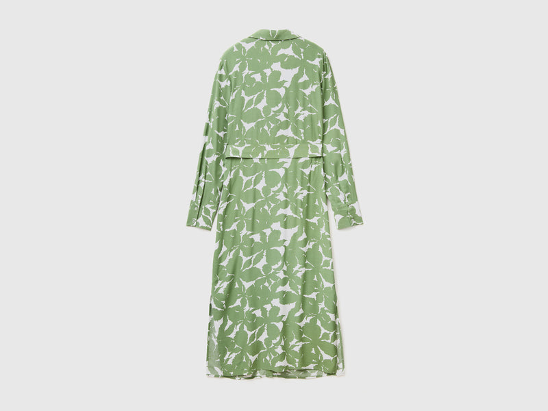 Sundysunshine LongSleeve Print Dress - Green