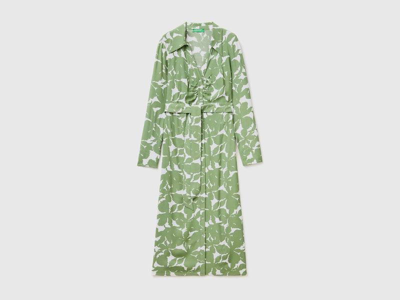 Sundysunshine LongSleeve Print Dress - Green