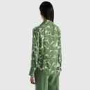 SundySunshine Print Blouse - Green