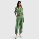 SundySunshine Print Blouse - Green