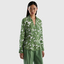 SundySunshine Print Blouse - Green