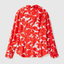 SundySunshine Print Blouse - Orange