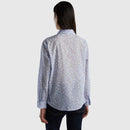 Long Sleeve Print Blouse - Lilac Floral