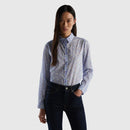 Long Sleeve Print Blouse - Lilac Floral