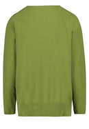 Knitted Crew Neck - Turtle Green
