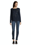 Fine Knit Jumper - Dark Sky