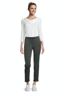 Classic Full Length Trouser - Black/cream