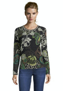 Long Sleeve Shirt - Black/green