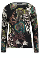 Knitted Pullover - Black/green