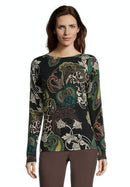 Knitted Pullover - Black/green