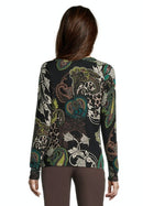 Knitted Pullover - Black/green