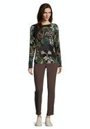 Knitted Pullover - Black/green