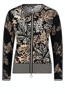 Knitted Jacket - Black/stone