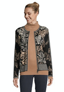 Knitted Jacket - Black/stone