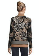 Knitted Jacket - Black/stone