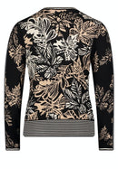 Knitted Jacket - Black/stone