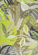 Print Scarf - Green/yellow